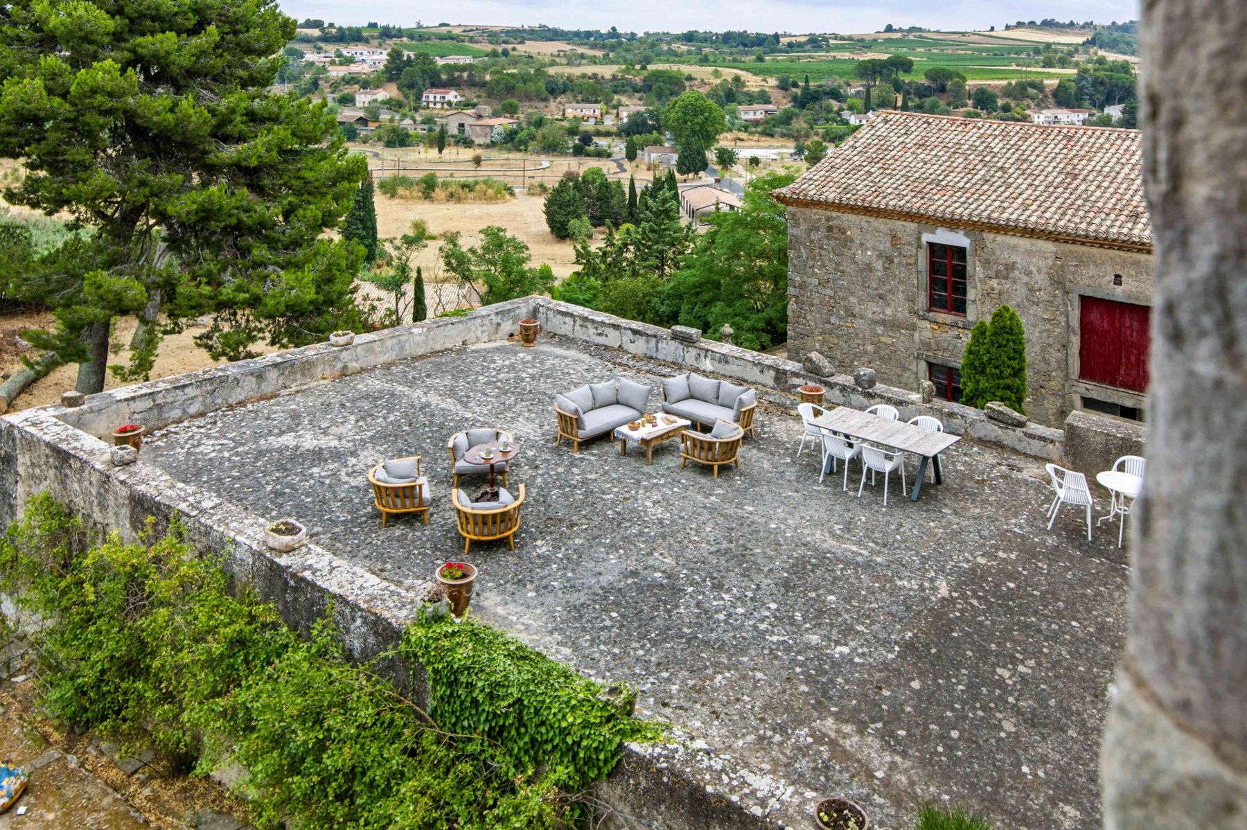Façade principale du château
